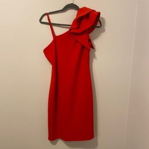 Bright Red Cocktail Dress